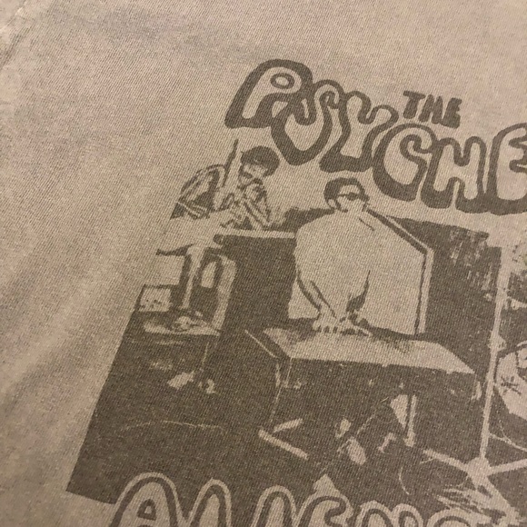 brandy melville psychadellic aliens graphic tee - women’s extra small - Picture 2 of 2